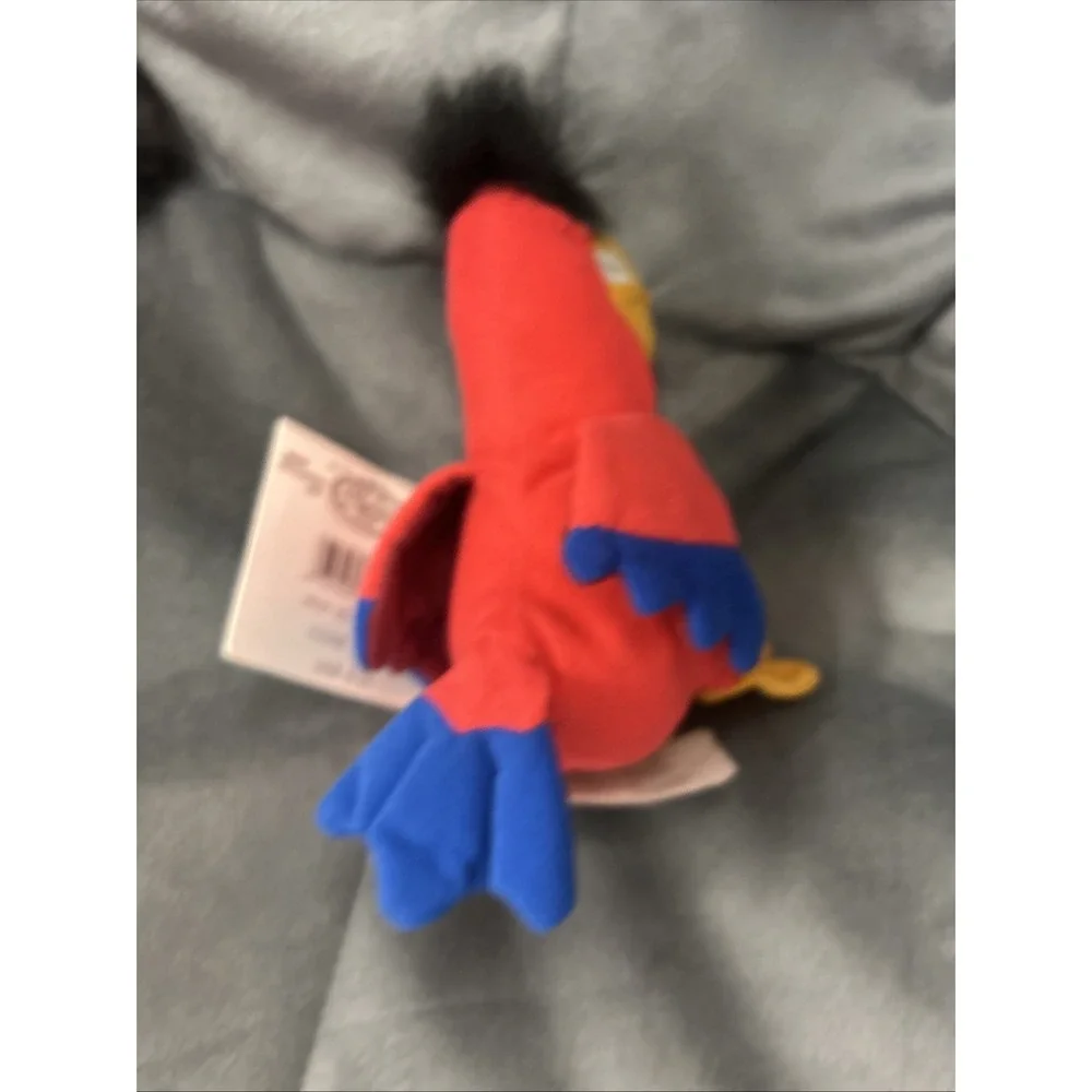 The Disney Store Aladdin Parrot Iago Mini Bean Bag plush NWT 6